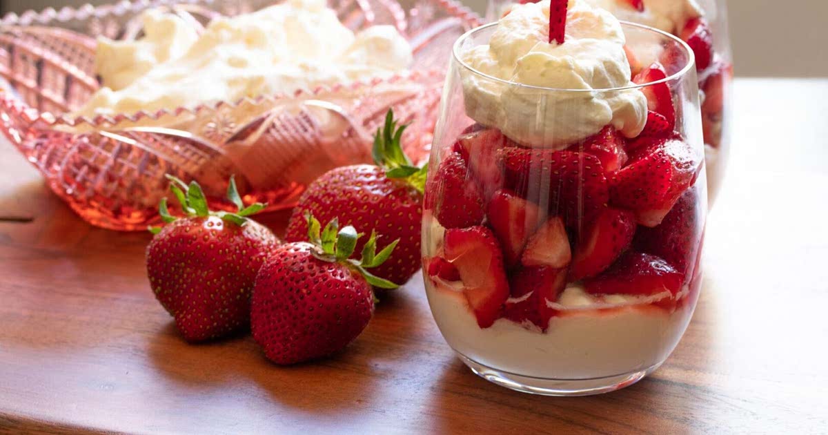 Strawberries Chantilly A Delightful Spring dessert Recipe Samsung Food