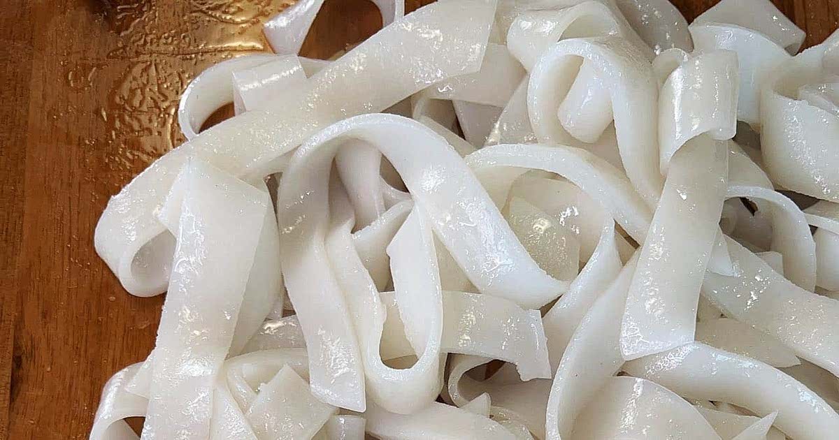 How to Make Rice Noodles (Homemade Fresh Rice Noodles) Recipe Samsung Food