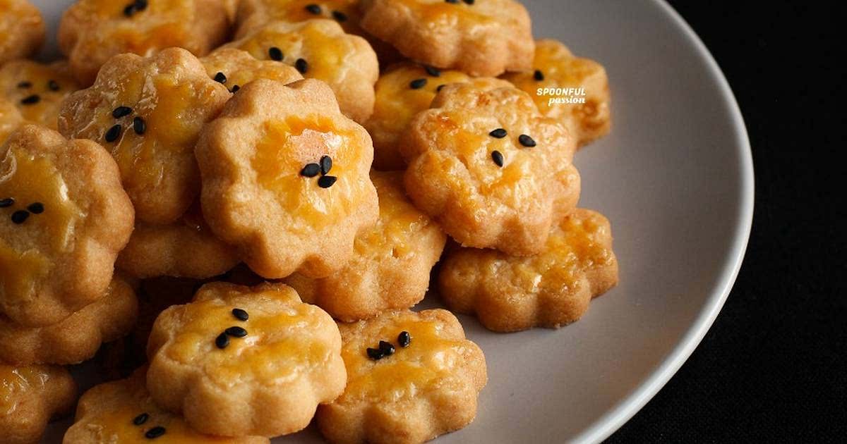 Salted Egg Yolk Cookies Recipe Samsung Food salted-egg-yolk-cookies-recipe-samsung-food