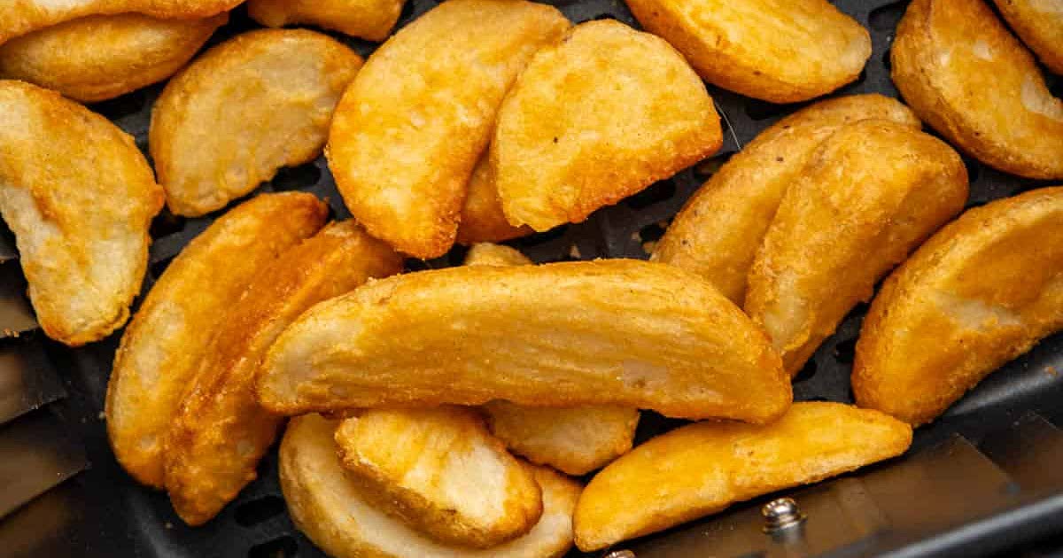 Air fryer online frozen potato wedges