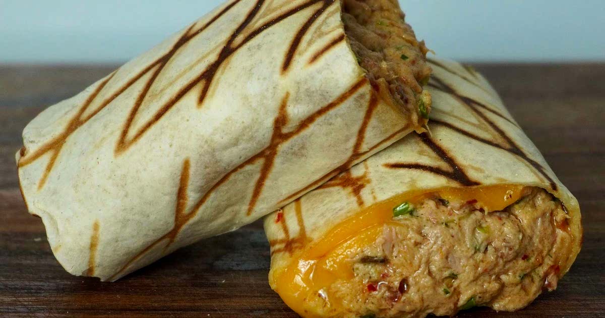 Tuna melt wrap Recipe — Samsung Food