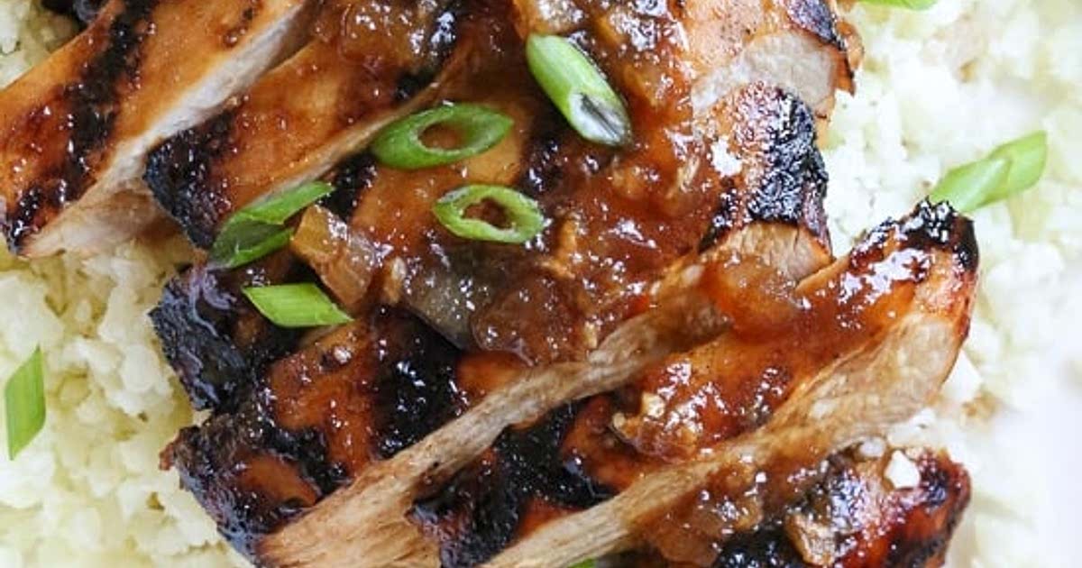 Grilled bourbon chicken sales