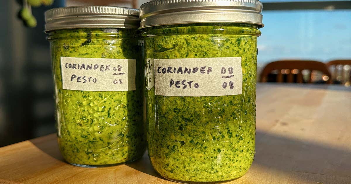 Coriander/Cilantro Pesto Recipe Samsung Food
