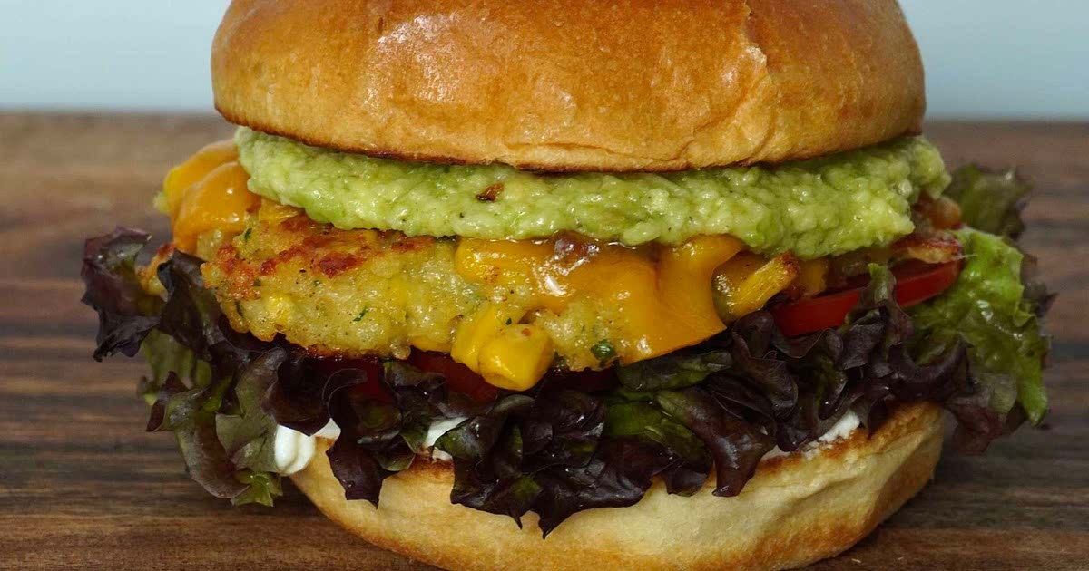Corn burger Recipe Samsung Food App