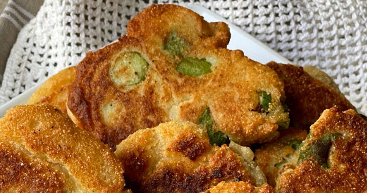 Okra Fritters Recipe Samsung Food