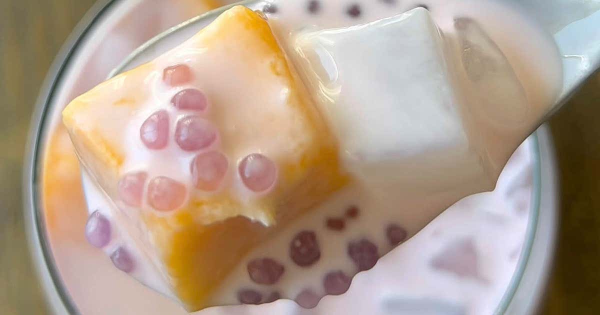 Mango Bango with UBE sago Recipe — Samsung Food