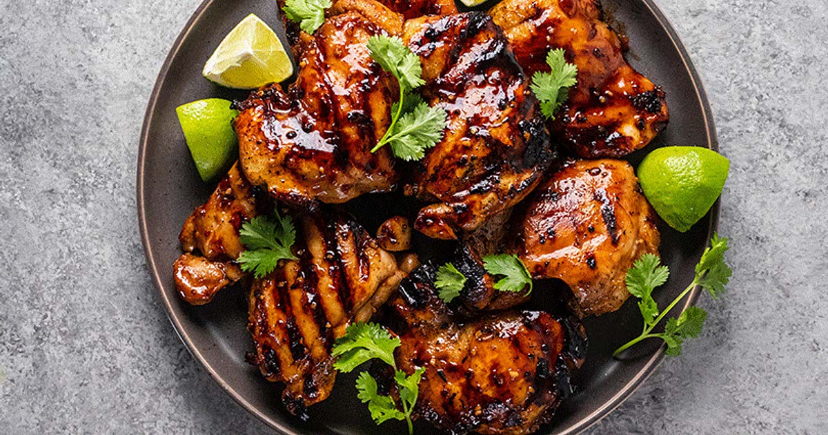 Teriyaki Brown Sugar Marinated Chicken Thighs Recipe Samsung Food