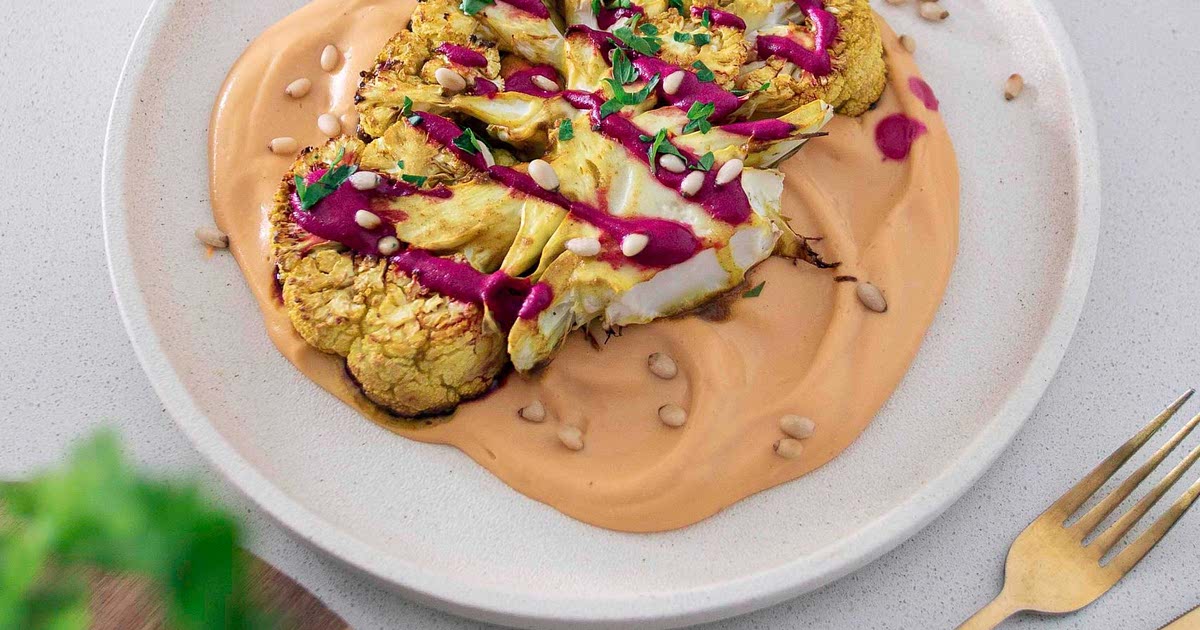 Sunset Cauliflower Steak Recipe Samsung Food