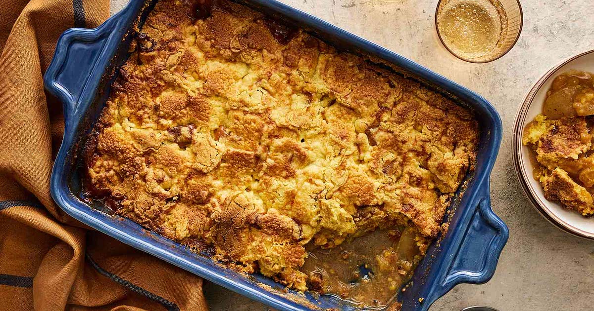 Caramel Apple Dump Cake Recipe Samsung Food