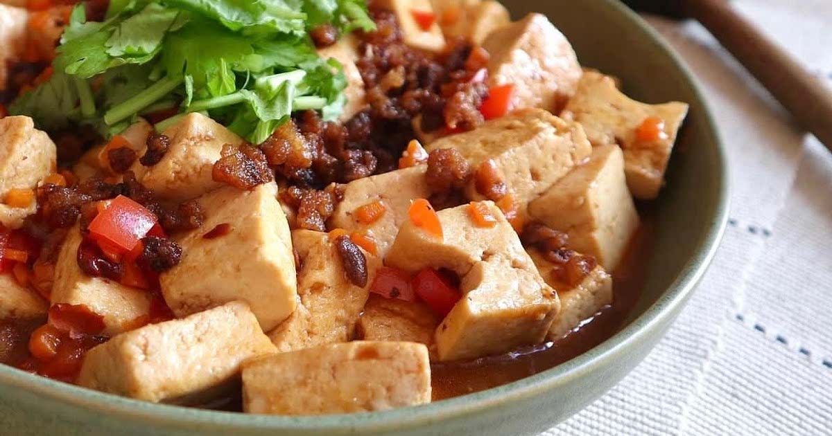 Sichuan Ma Po tofu (Vegan spicy tofu onion/garlic free) Recipe