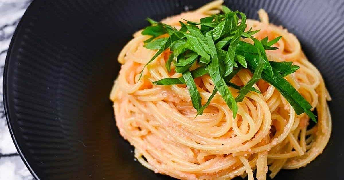 Japanese Mentaiko Pasta Cod Roe Spaghetti