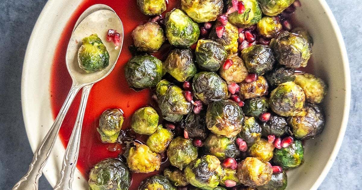 Easy Air Fryer Frozen Brussels Sprouts