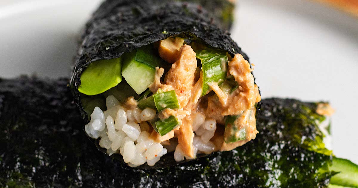 Spicy Tuna Salad Hand Rolls Recipe Samsung Food