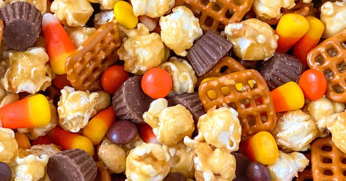 Fall Harvest Caramel Corn Mix Recipe Samsung Food