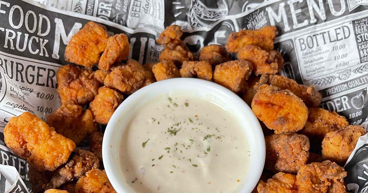 Popcorn Chicken with a Creamy Hot Honey Dip Recipe — Samsung Food