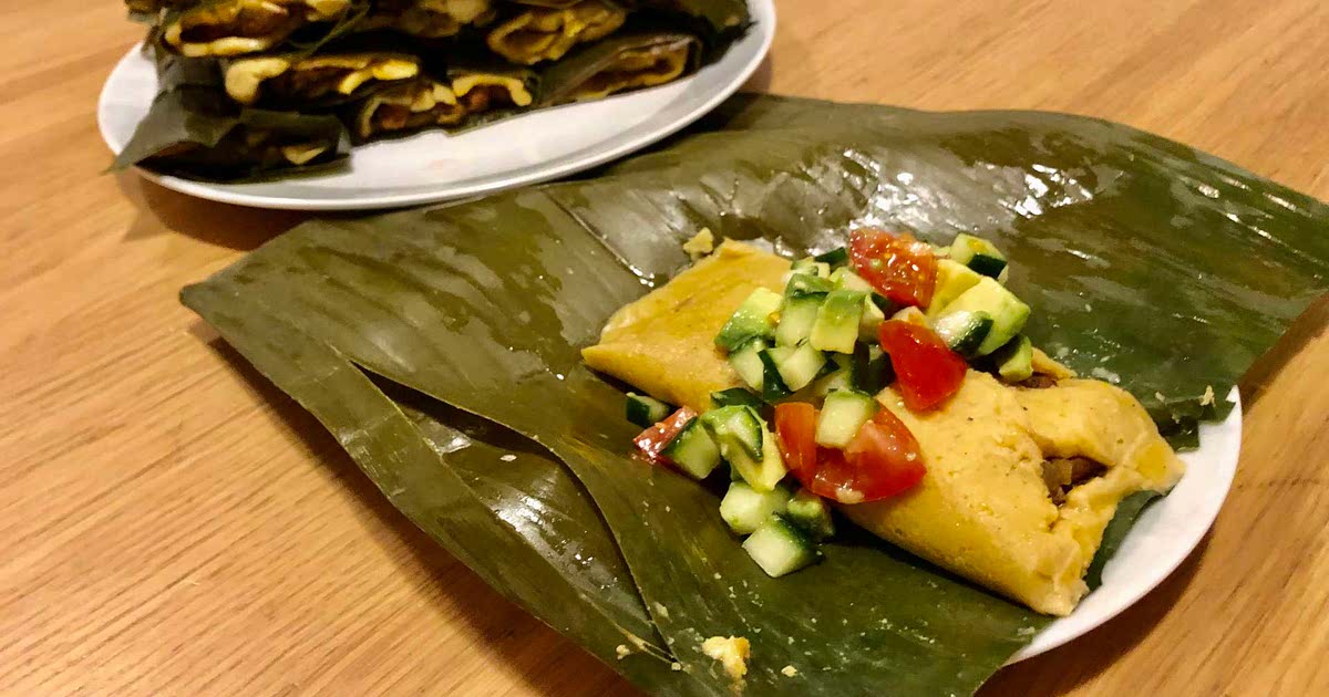 109. Vegan Tamales (in Banana leaves) Recipe Samsung Food
