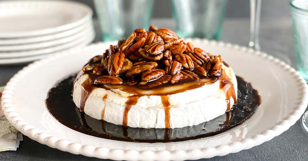 Low FODMAP Kahlua Pecan Brown Sugar Baked Brie Recipe Samsung Food
