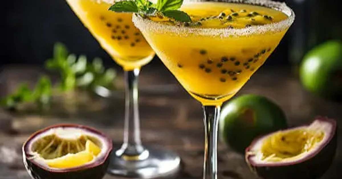 Passion Fruit Martini Mocktail Recipe Samsung Food