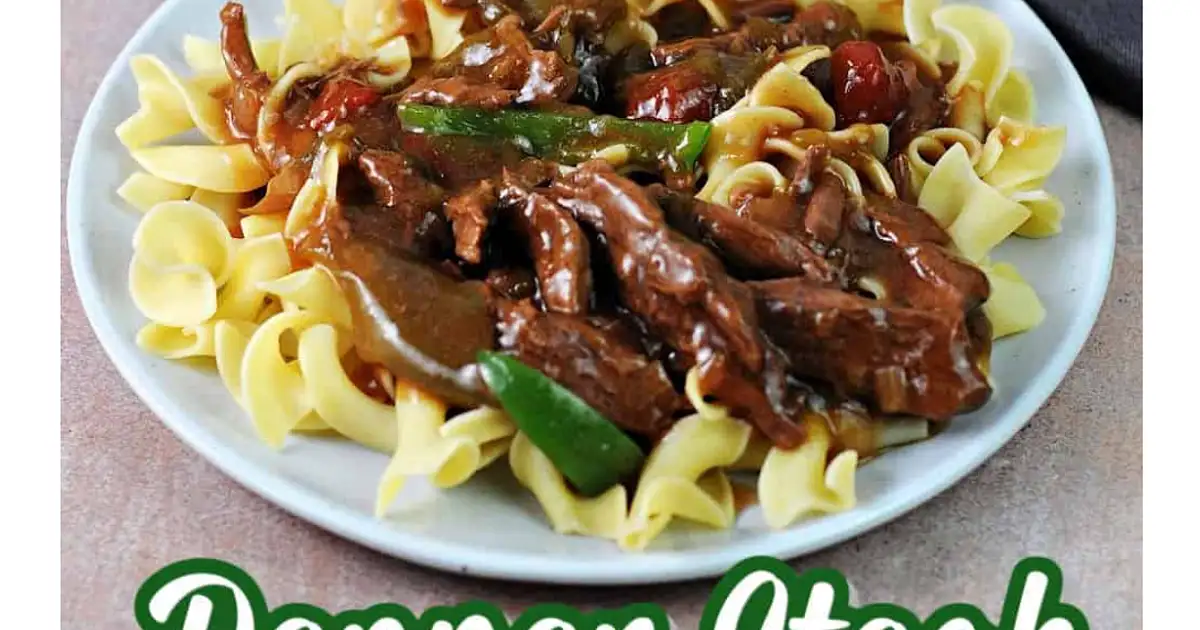 Ninja foodi pepper steak recipe best sale