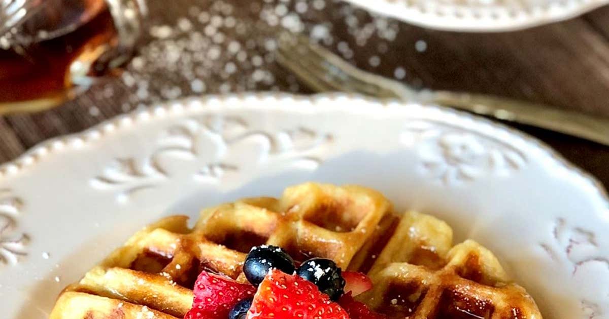 Vanilla Buttermilk Waffles Recipe Samsung Food