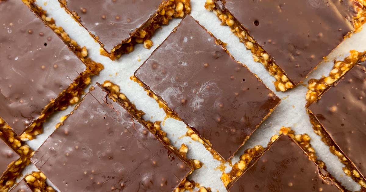 Healthy Pumpkin Peanut Butter Bars [No Bake] Recipe Samsung Food App