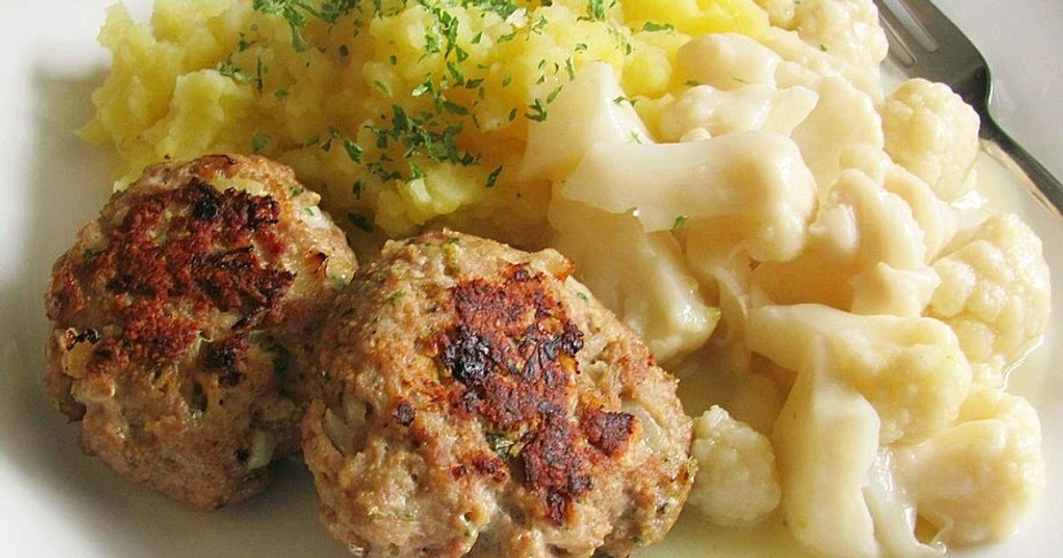 Frikadellen mit Blumenkohl an heller Sauce Recipe - Samsung Food