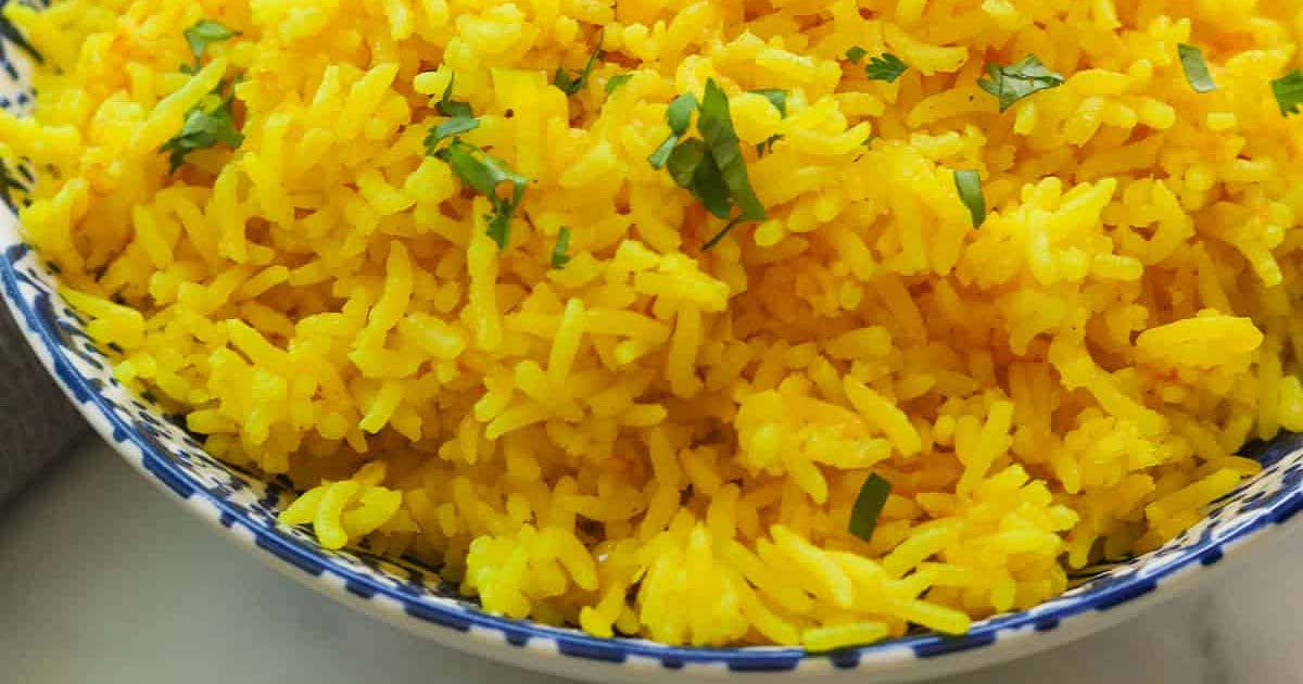 Easy Rice Cooker Turmeric (Yellow) Basmati Rice Recipe — Samsung Food