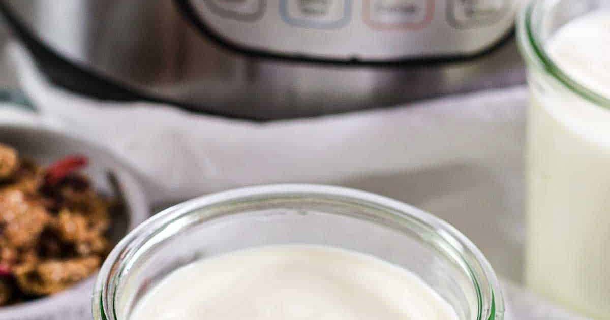 Instant Pot Keto Cold Start Greek Yogurt