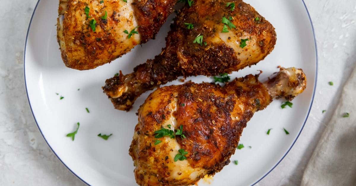 Air Fryer Chicken Legs With Keto Dry Rub Recipe — Samsung Food