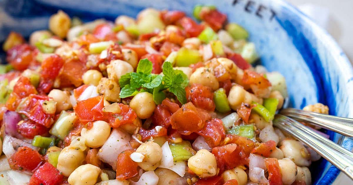 Middle Eastern Chickpea Salad Recipe Samsung Food