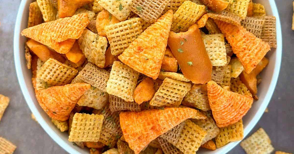 Cheesy Ranch Chex Party Mix Recipe Samsung Food