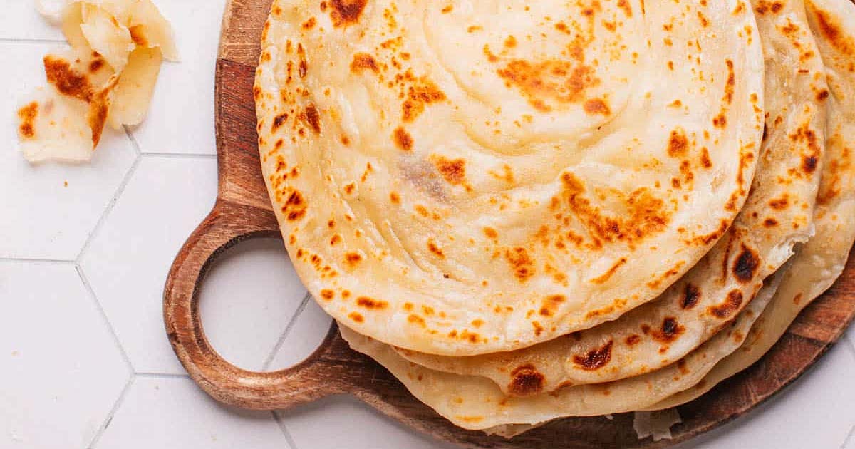 Paratha (Flaky Layered Flatbread) Recipe Samsung Food