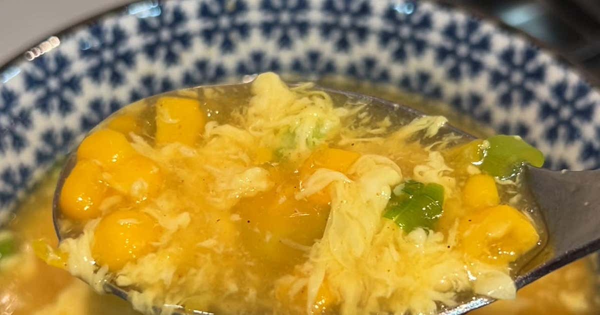 Egg Drop Soup with Creamed Corn Recipe Samsung Food