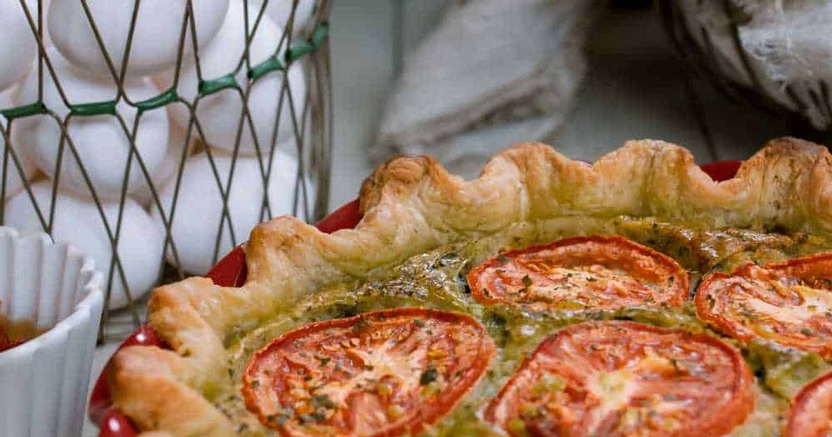 Spinach, Sundried Tomato and Pesto Quiche Recipe Samsung Food App