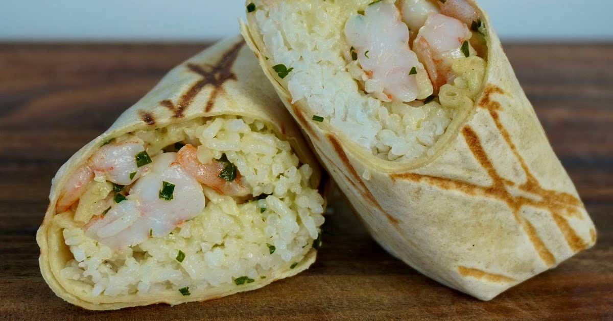 Garlic prawns burrito Recipe Samsung Food