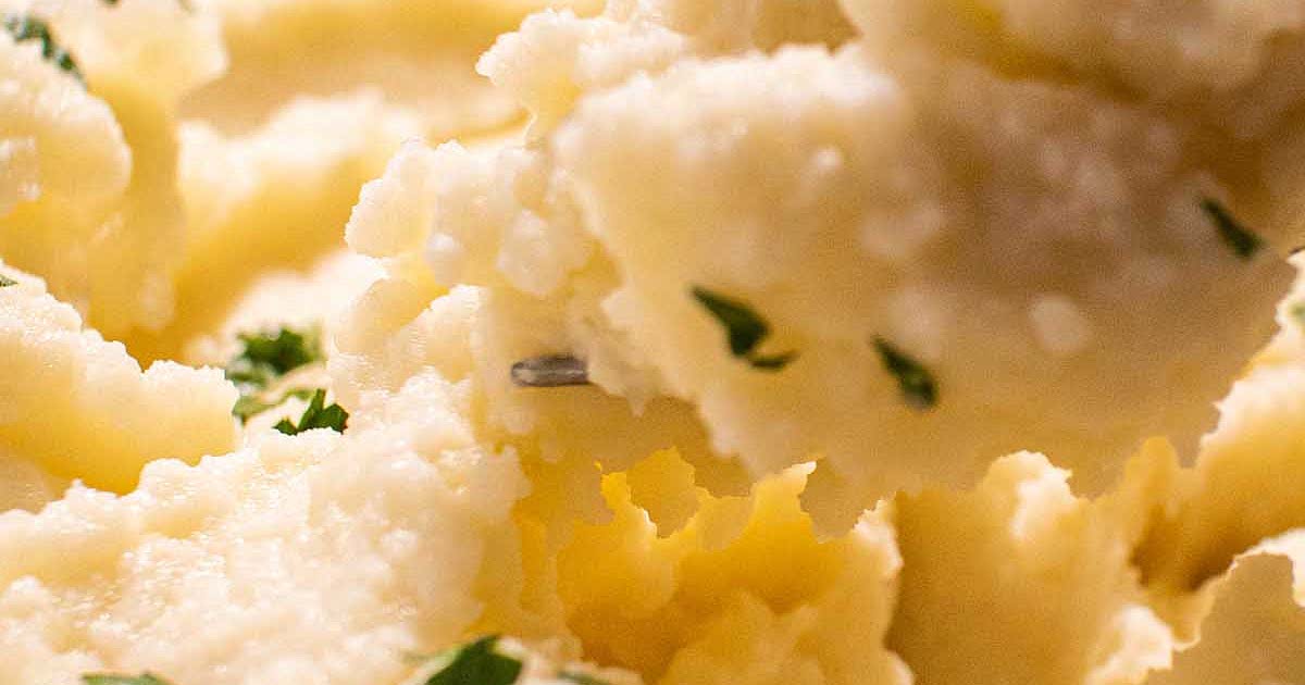 Creamy Vegan Mashed Potatoes Recipe Whisk