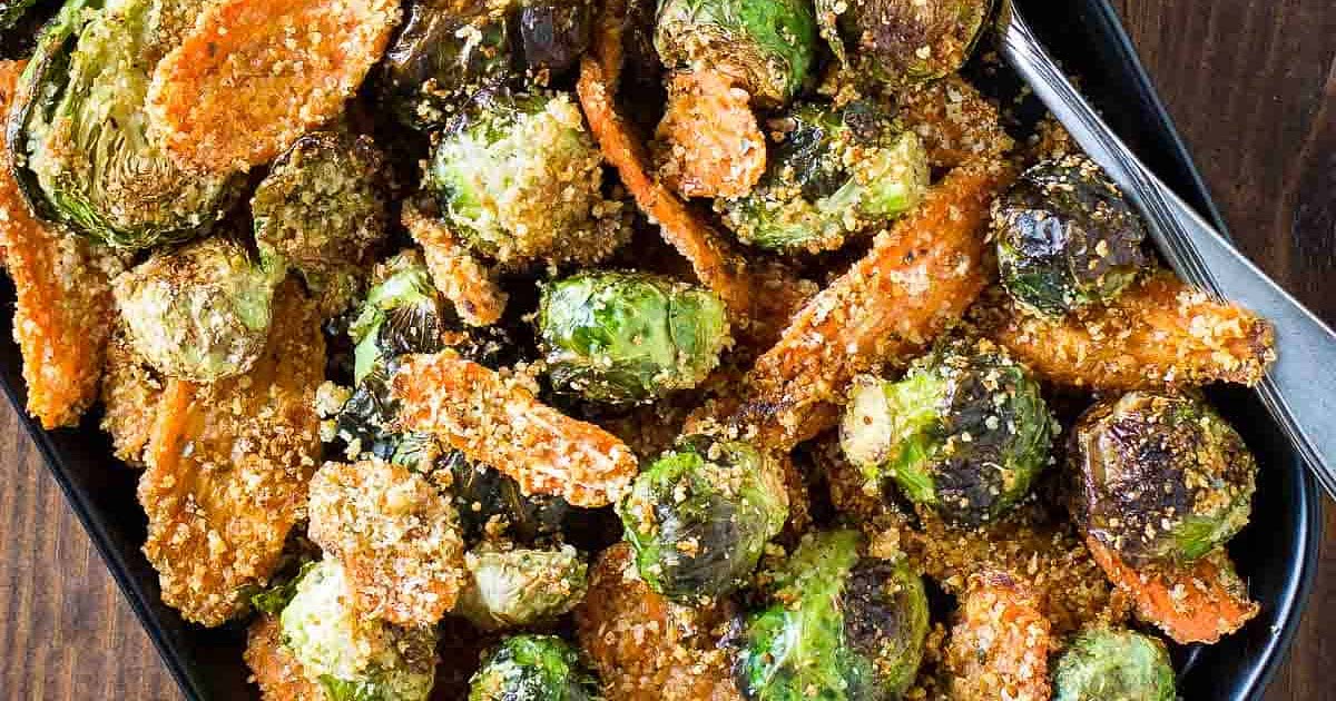 Roasted Brussels Sprouts and Carrots Recipe Samsung Food