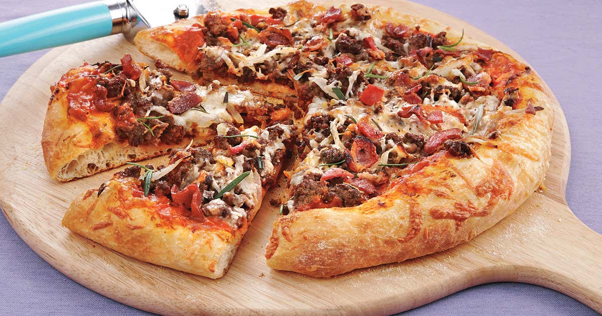 Beef and Bacon Pizza Recipe Samsung Food