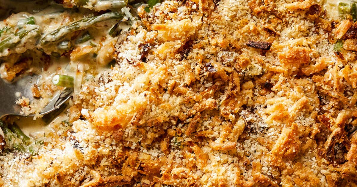 Roasted Mushroom and Green Bean Casserole Recipe Samsung Food App