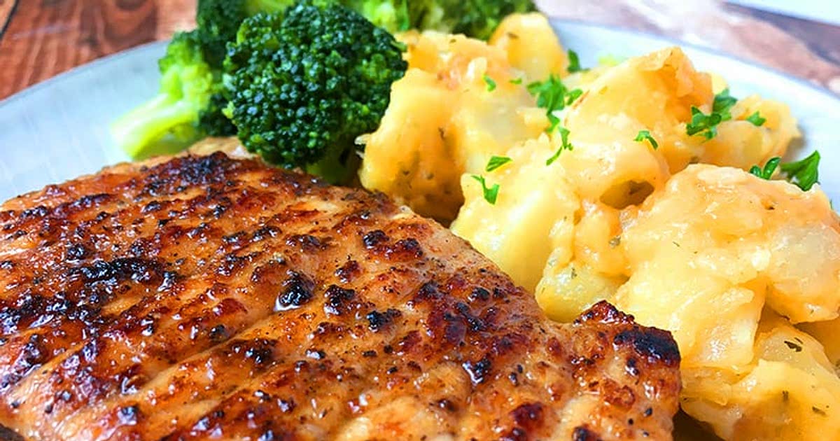 Boneless pork chops clearance and potatoes instant pot