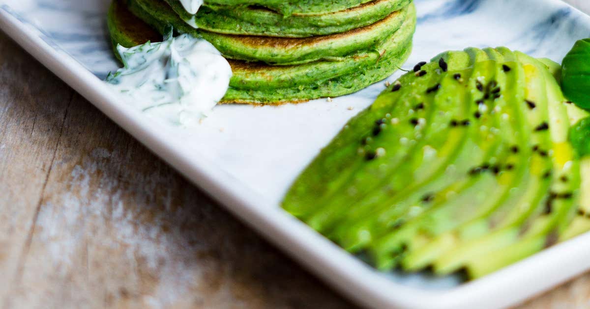 Savory Kale Pancakes Recipe — Samsung Food