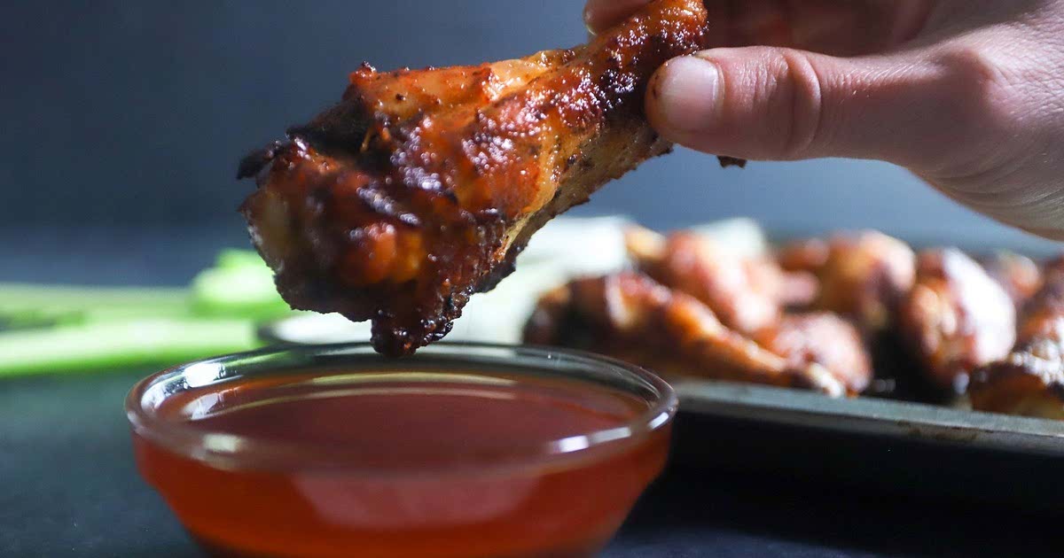 Smoked & Air Fried Chicken Wings Recipe Samsung Food
