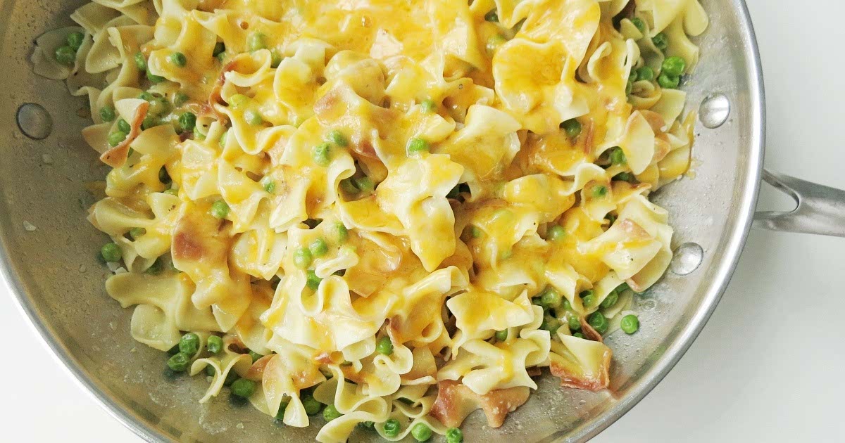Creamy Peas and Noodles Recipe Samsung Food