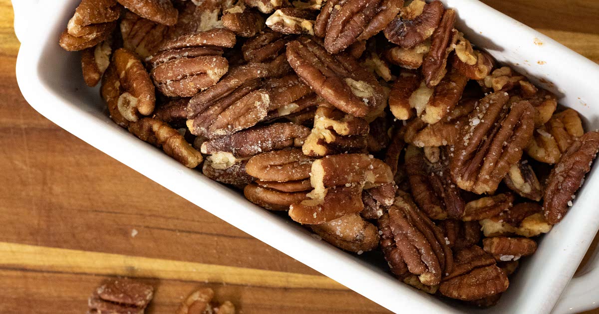Oven Roasted Salted Pecans Recipe Samsung Food App