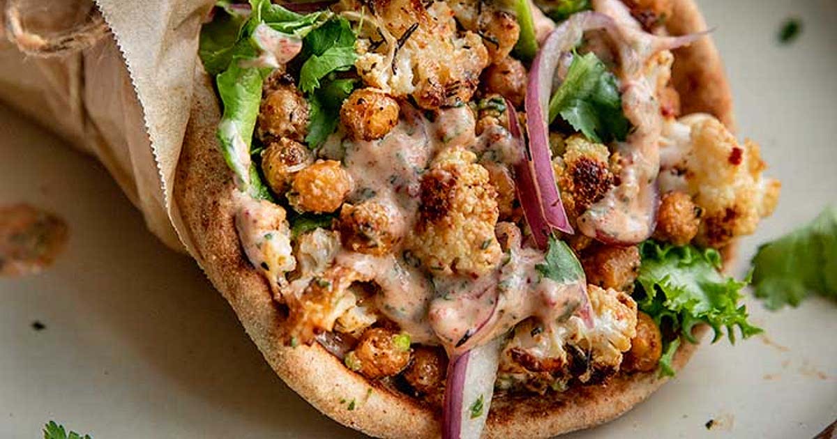 Chili Lime Chickpea Cauliflower Wrap Recipe — Samsung Food