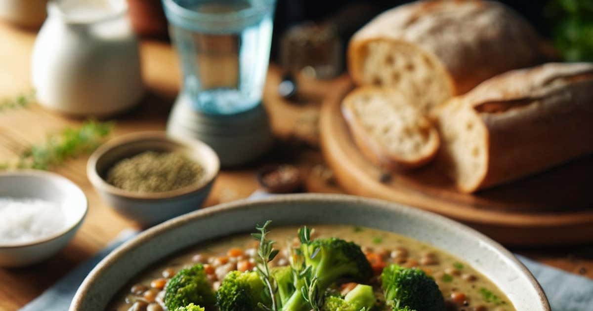 Balancing Broccoli & Lentil Soup Recipe — Samsung Food