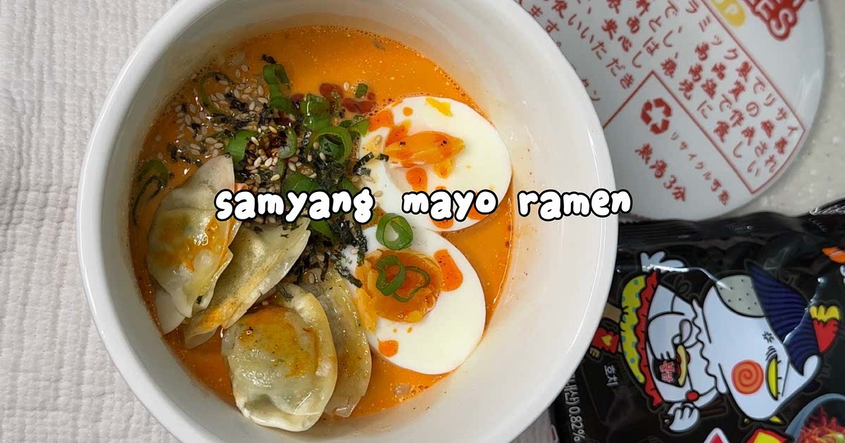 Samyang mayo ramen Recipe Samsung Food