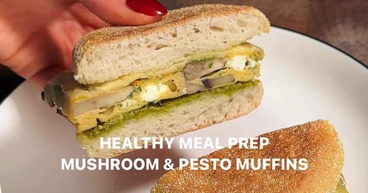 Mushroom & Pesto Frittata Muffins Recipe — Samsung Food