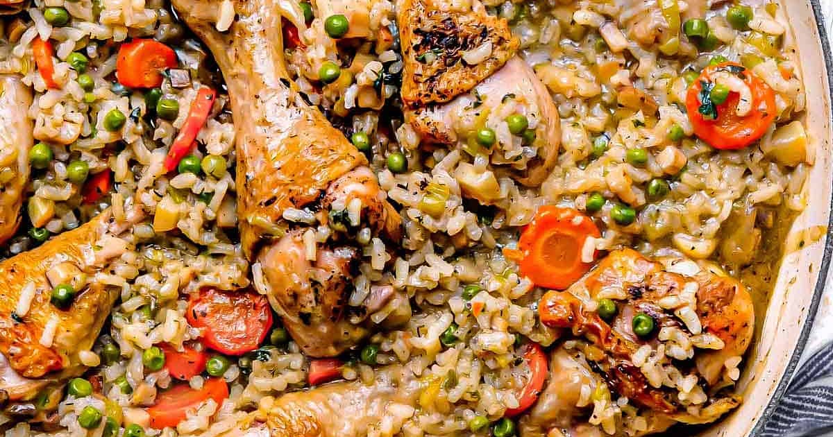 Easy Chicken Pilaf (One Pot Romanian Healthy Comfort Food) Recipe