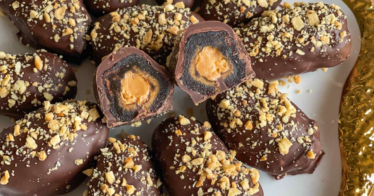 Peanut Butter Chocolate Covered Dates Recipe — Samsung Food 5914
